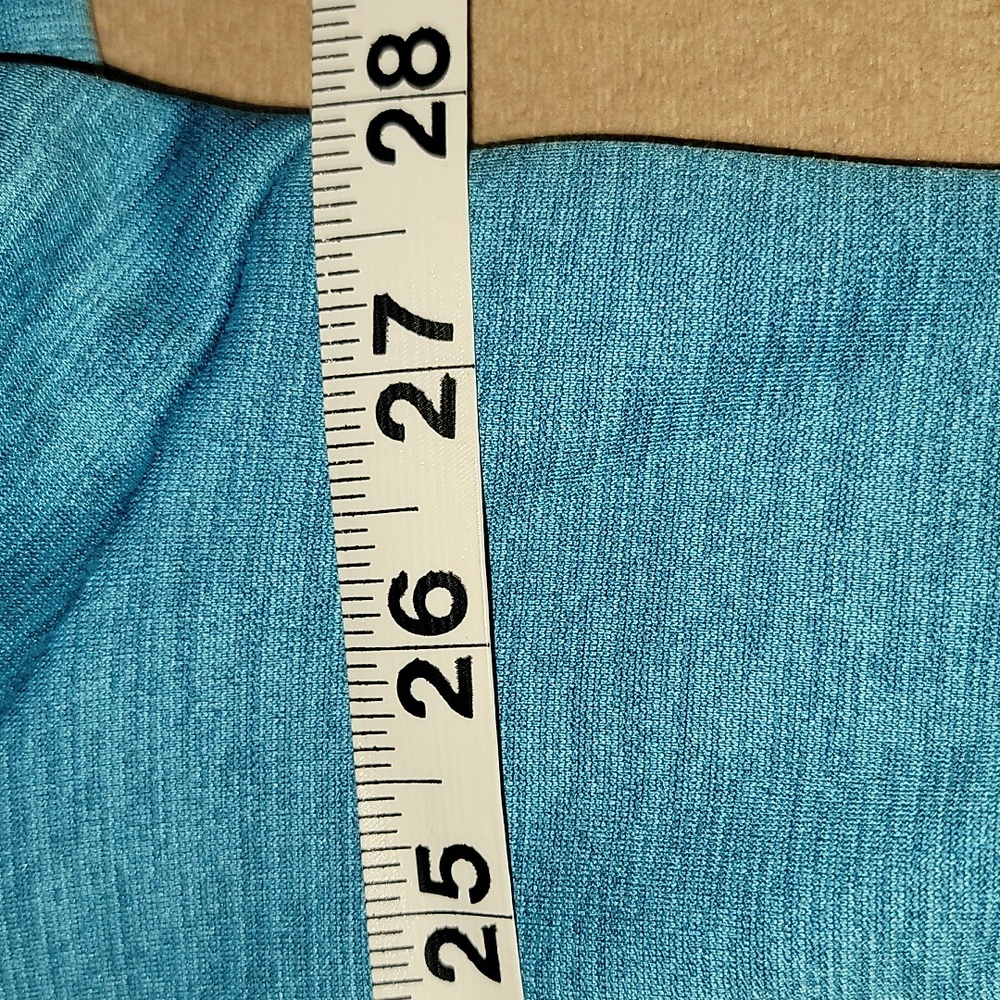 Under Armour Mens 1/2 Zip-Up Sweater in Turquoise Blue Size 2XL EUC - Picture 7 of 12